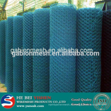 Malla de alambre galvanizado hexagonal revestido de PVC